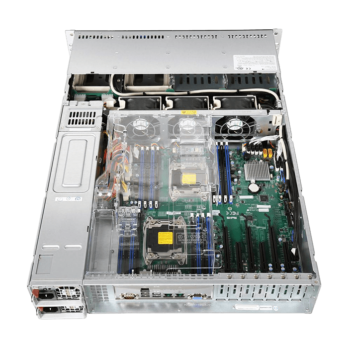 Сервер Supermicro SYS-6028R-TR CSE-825TQ noCPU X10DRi 16хDDR4 softRaid IPMI 1х740W PSU Ethernet 2х1Gb/s 8х3,5" BPN SAS825TQ FCLGA2011-3 (6)