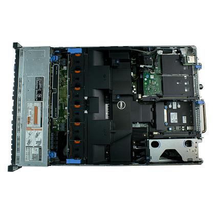 Сервер Dell PowerEdge R730xd noCPU 24хDDR4 H730 iDRAC 2х1100W PSU SFP+ 2x10Gb/s + Ethernet 2х1Gb/s 24х2,5" FCLGA2011-3 (4)